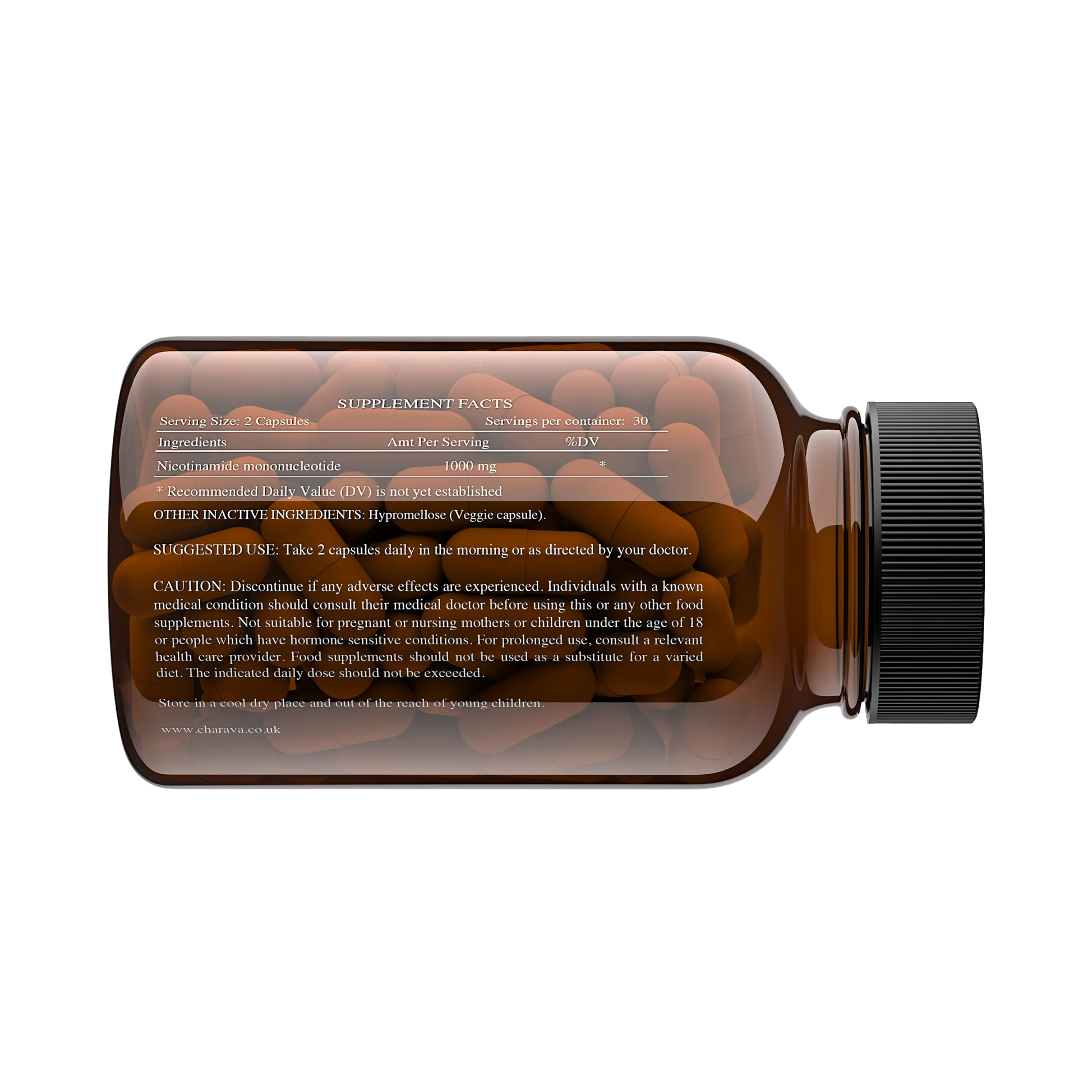 Charava NMN 1000 ingredients