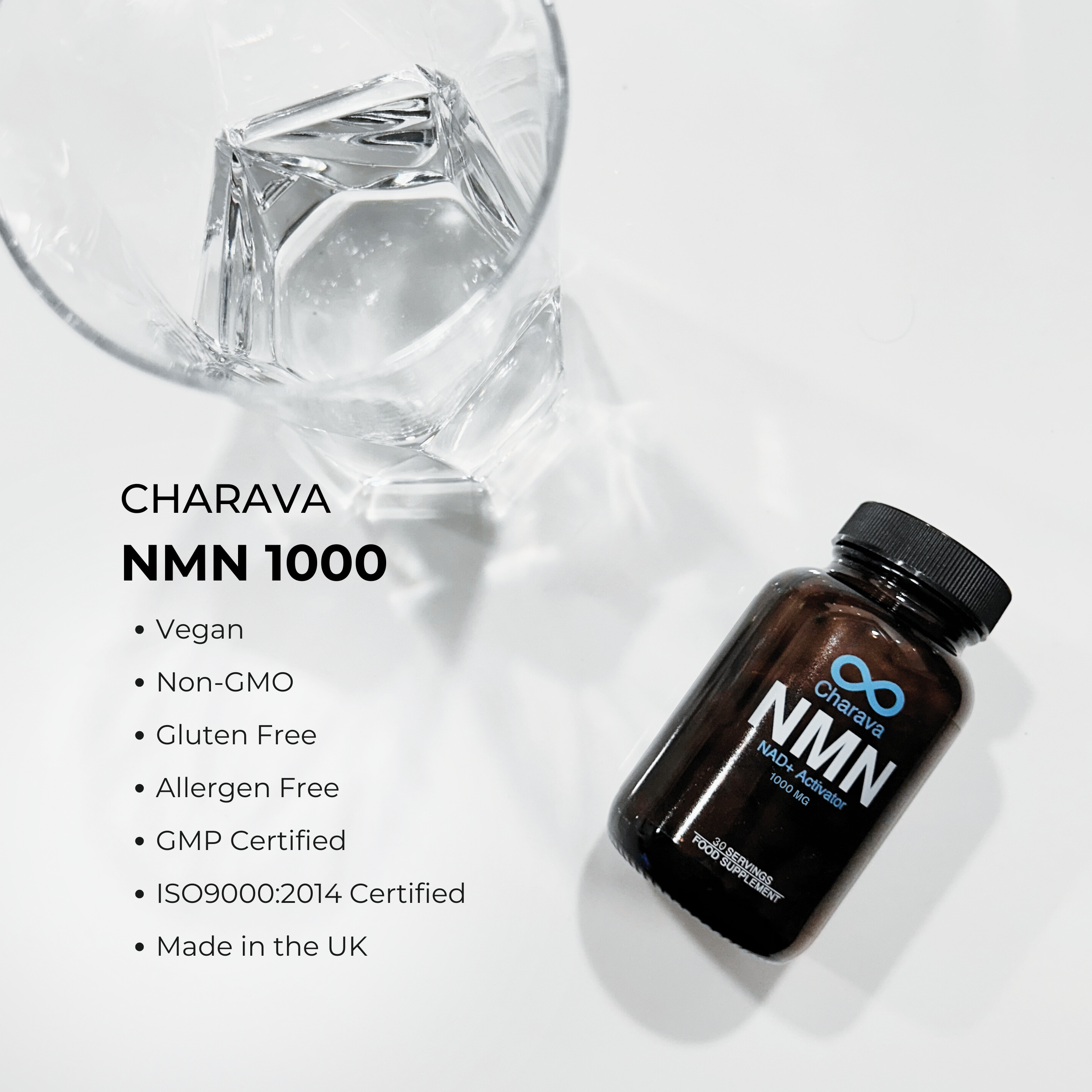 Charava NMN 1000 vegan nongmo